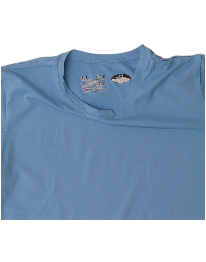 Γυναικείο μπλουζάκι UNDER Armour Top UK 18 XL Blue Polyester