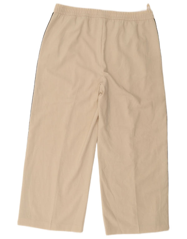 Marks & Spencer Γυναικεία φόρμα παντελόνια Crop UK 18 XL Off White Polyester