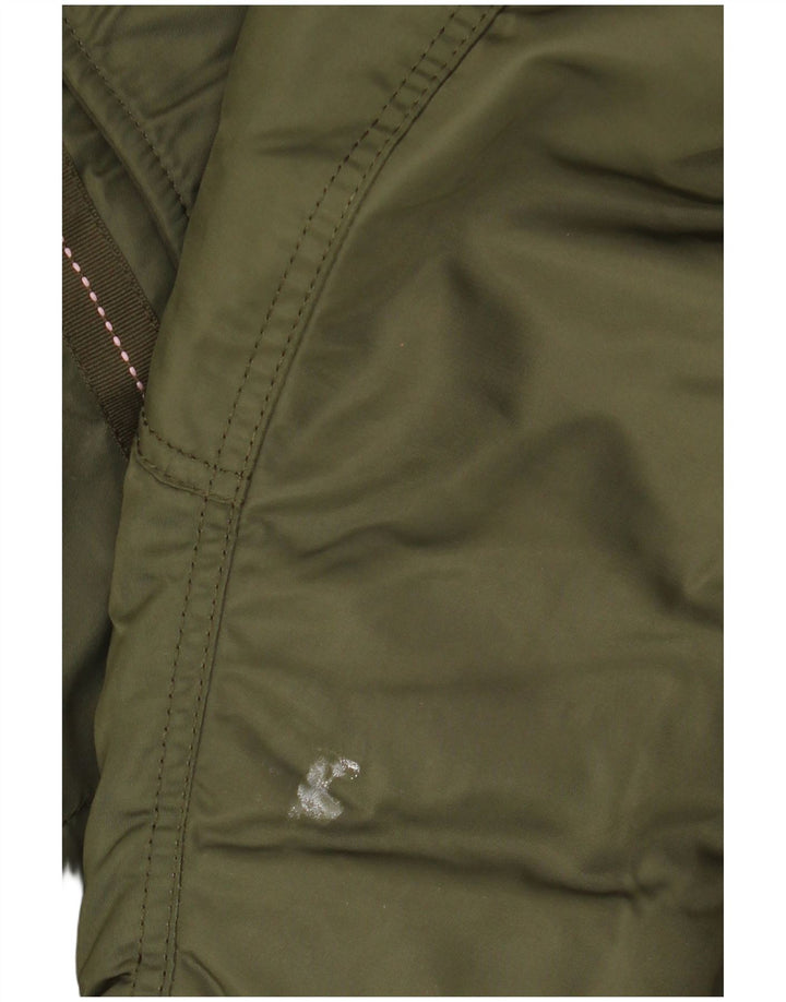 Γυναικείο μπουφάν Parka με κουκούλα SUPERDRY UK 14 Medium Khaki Nylon