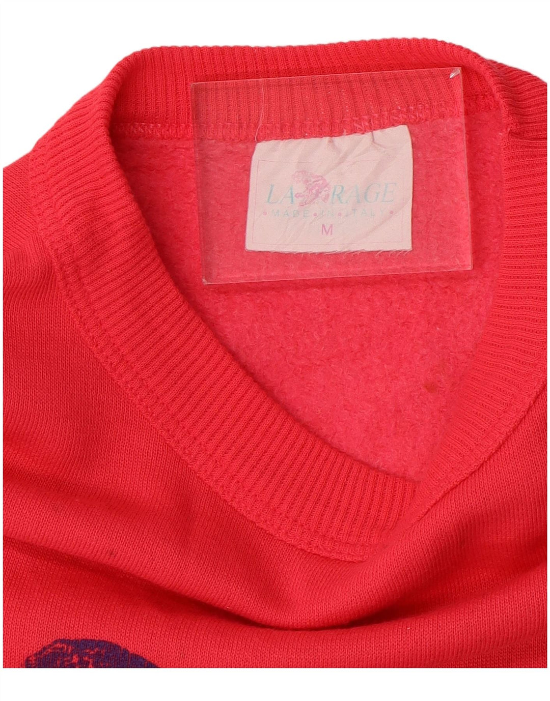 Vintage ανδρικό γραφικό φούτερ Jumper Μεσαίο ροζ βαμβακερό