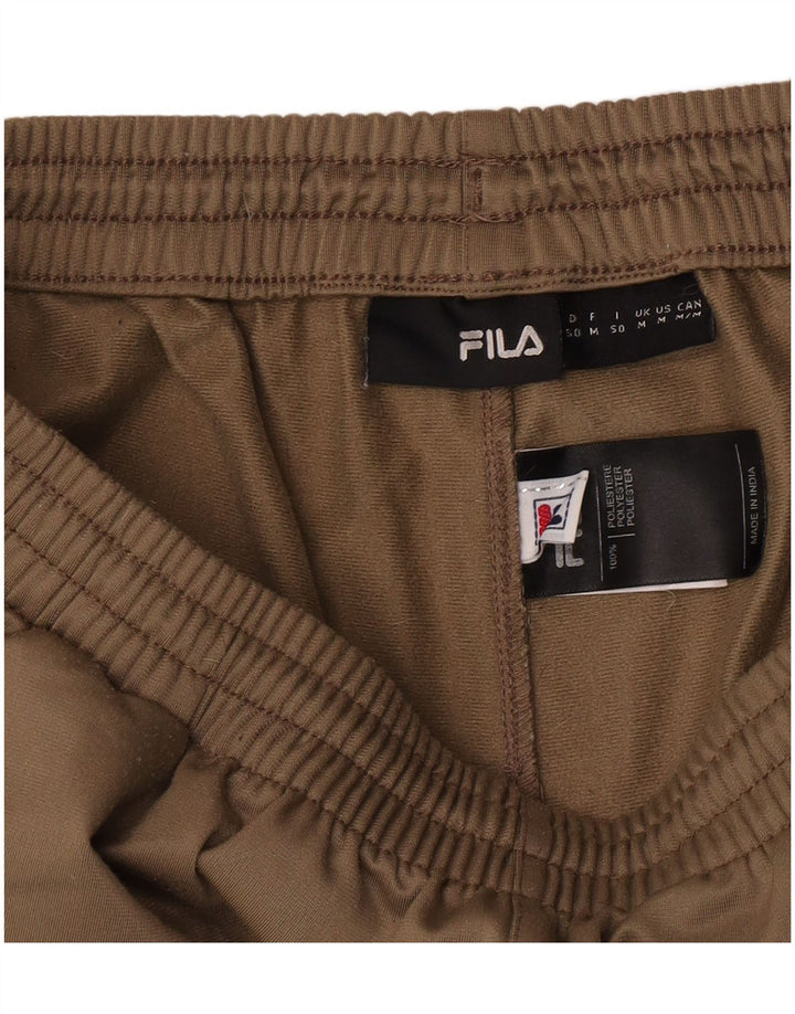 Ανδρική φόρμα φόρμας Fila Loose Fit Παντελόνι Μεσαίο Χακί Πολυεστέρας