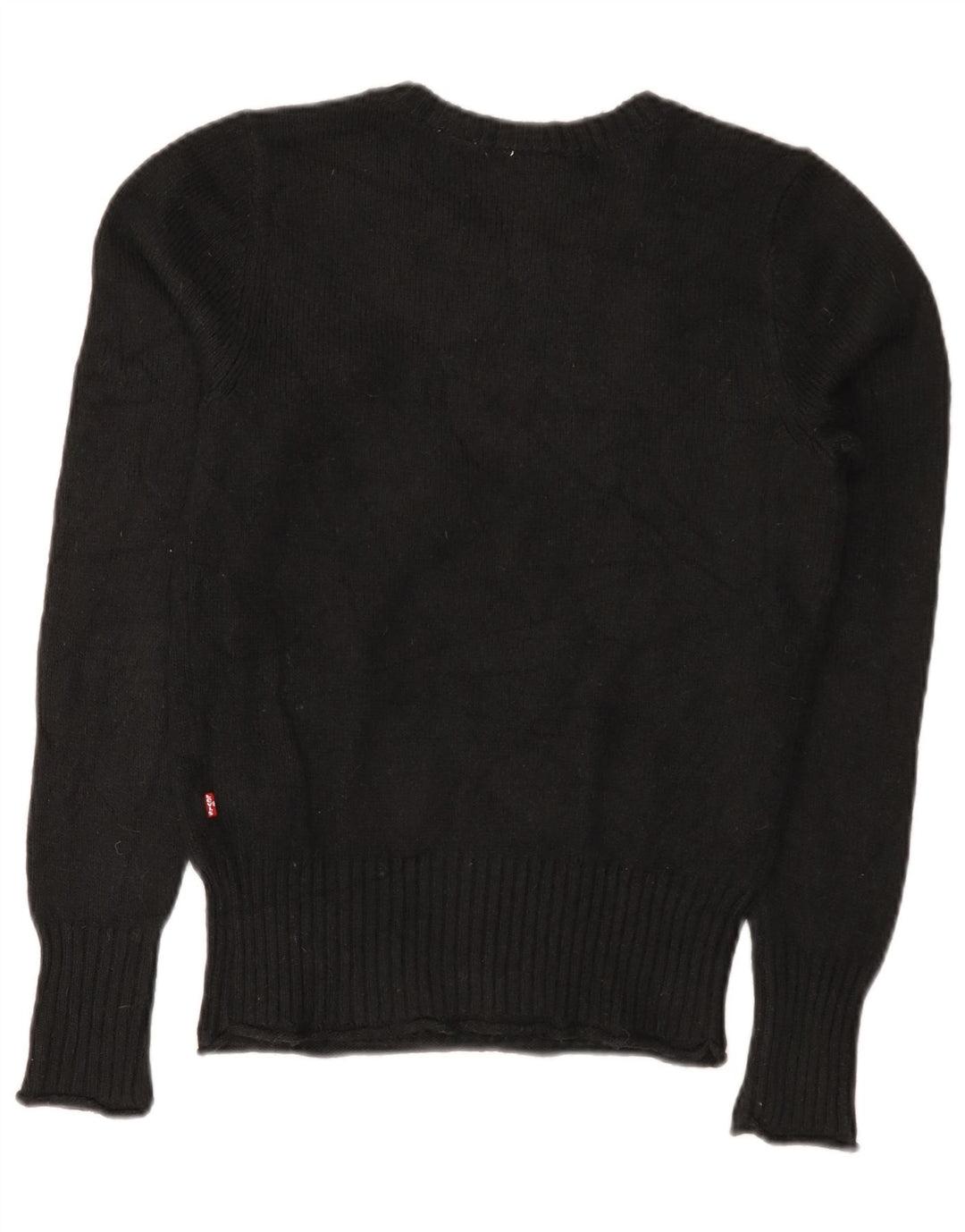 Γυναικείο Levi's Boat Neck Jumper πουλόβερ UK 10 Small Black Polyamide
