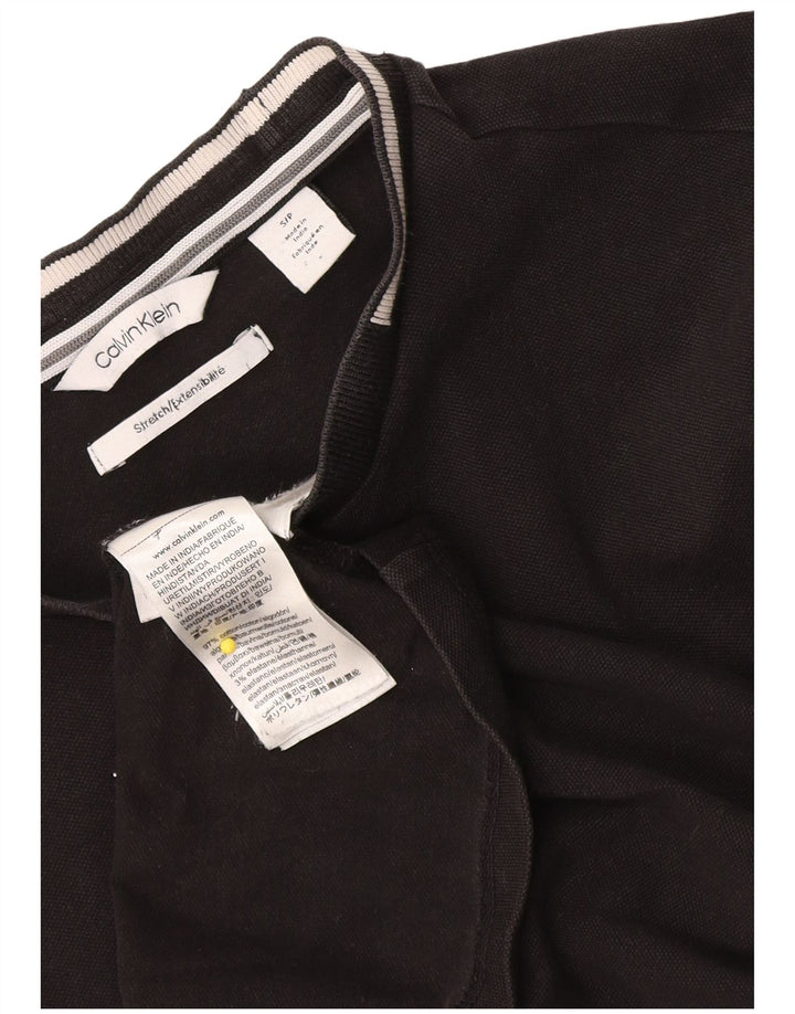 Calvin Klein Ανδρικό T-Shirt Top Μικρό μαύρο βαμβακερό
