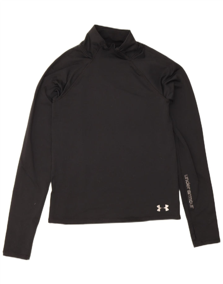 Under Armour Γυναικείο Γραφικό Μακρυμάνικο UK 4 XS Μαύρο Πολυεστέρας