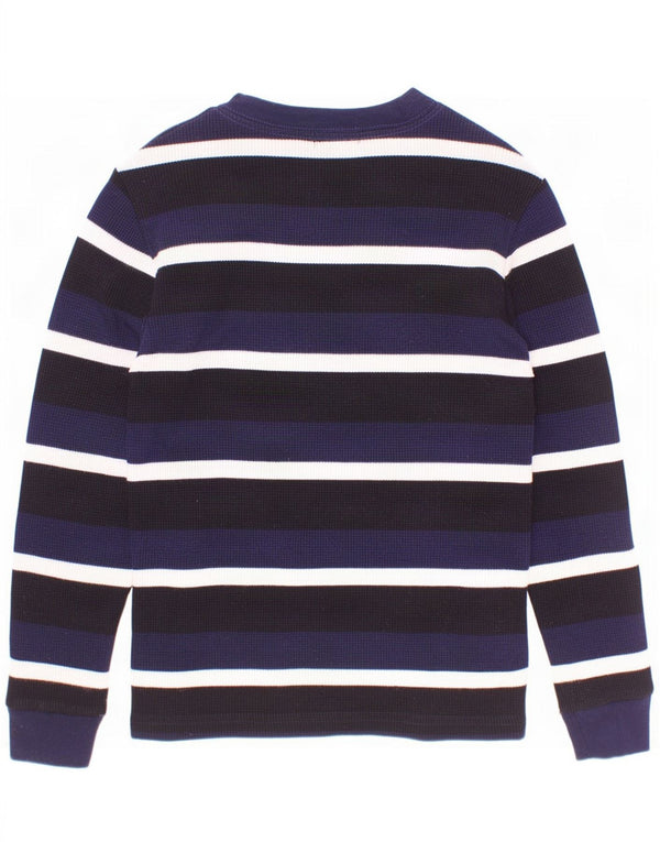 Polo Ralph Lauren Boys Μπλούζα μακρυμάνικη 6-7 ετών Ναυτικό μπλε ριγέ βαμβακερό