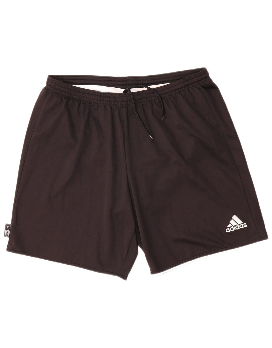Ανδρικό σορτς Adidas Climalite από μεσαίο μαύρο πολυεστέρα