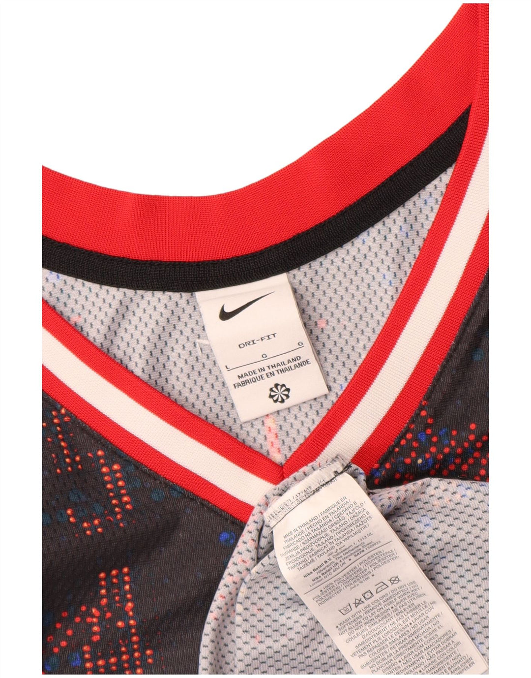 Ανδρικό γραφικό γιλέκο Nike, μεγάλο, πολύχρωμο πολυεστέρας