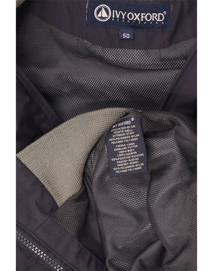 Ανδρικό μπουφάν Ivy Oxford Bomber IT 50 Large Navy Blue Colorblock Polyamide