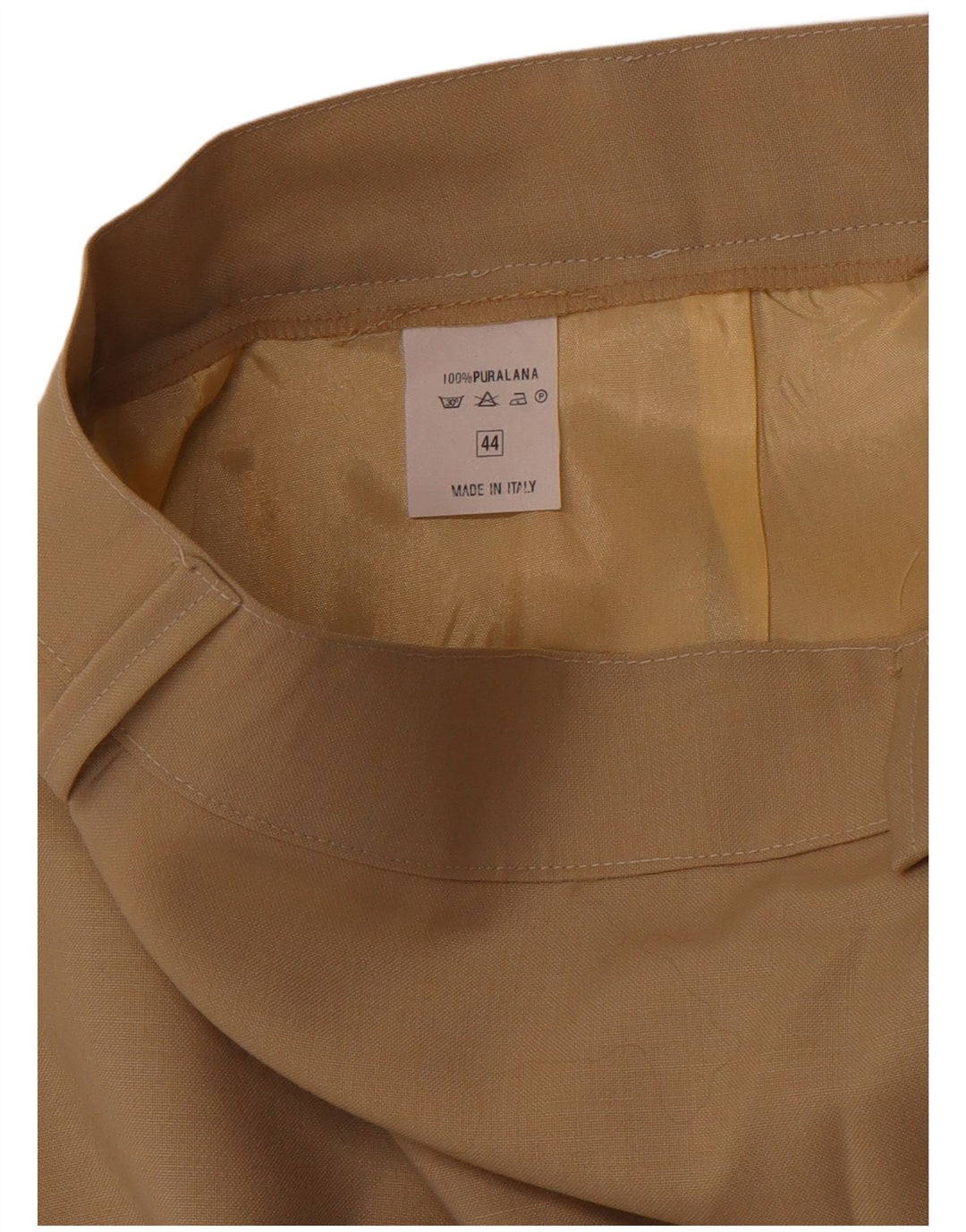 Γυναικεία Pencil Φούστα VINTAGE IT 44 Medium W28 Καφέ Μαλλί