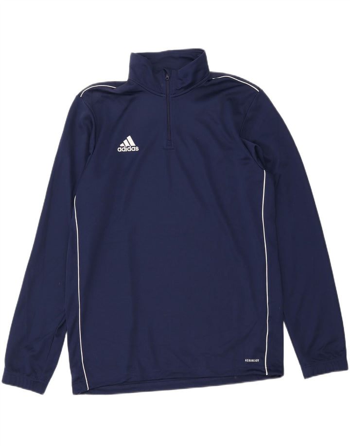 Adidas Ανδρική φόρμα πουλόβερ με φερμουάρ Aeroready Top Large Navy Blue