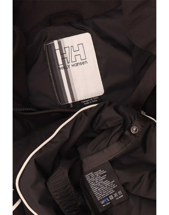Γυναικείο μπουφάν βροχής με γραφικά Helly Hansen UK 10 Small Black Colourblock