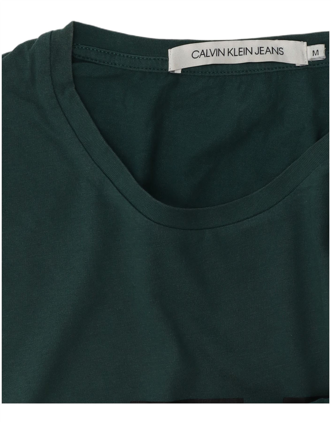 Ανδρικό γραφικό T-shirt CALVIN KLEIN JEANS Τοπ Μεσαίο πράσινο