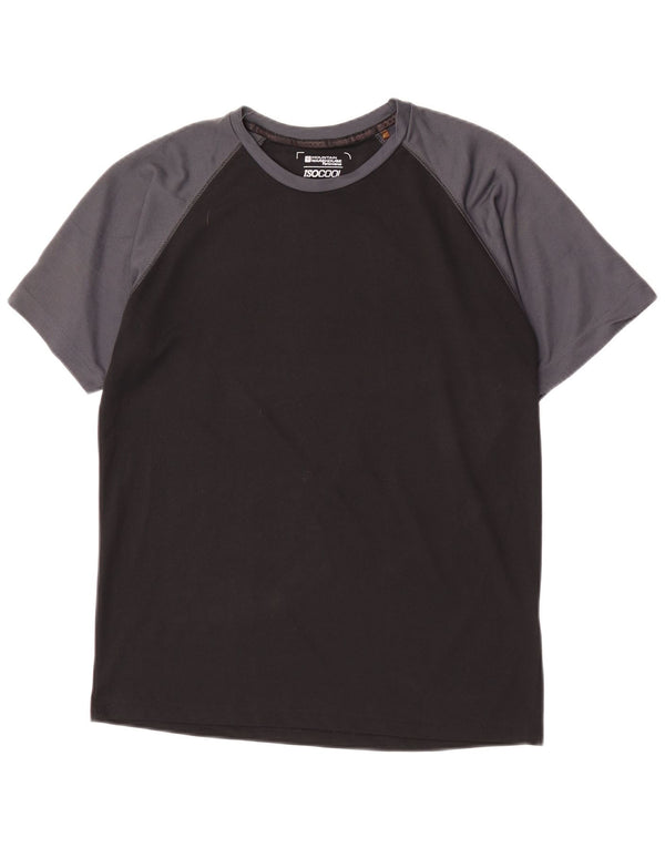 Ανδρικό T-Shirt Mountain Warehouse IsoCool Top Medium Black Colourblock