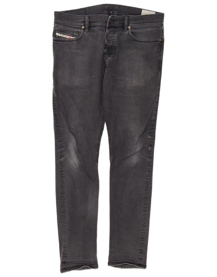 Diesel Ανδρικό Carrot Slim Jeans W32 L32 Γκρι βαμβακερό