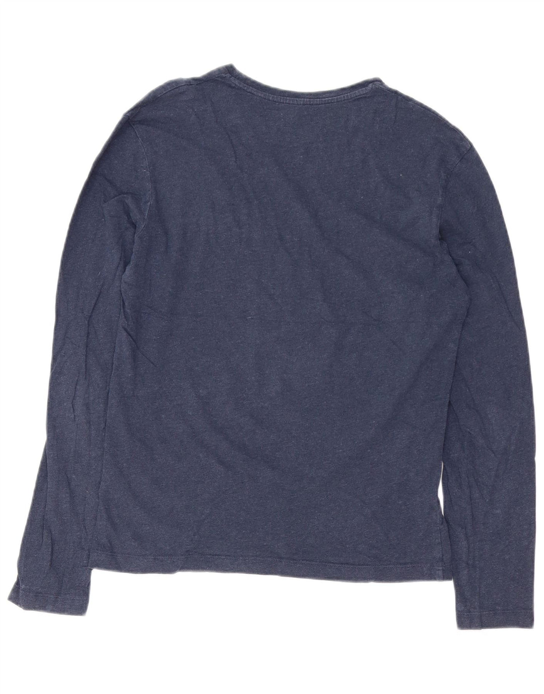 CALVIN KLEIN Ανδρικό γραφικό μπλουζάκι μακρυμάνικο μικρό μπλε ναυτικό βαμβακερό