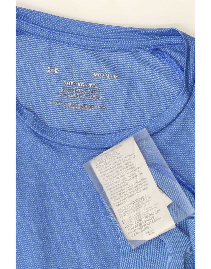 Ανδρικό T-Shirt Under Armour Τοπ μεσαίου μπλε φλεκ πολυεστέρα