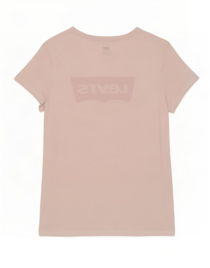 Γυναικείο γραφικό T-Shirt Levi's Top UK 12 Medium White