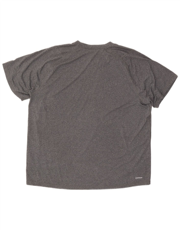 Ανδρικό T-Shirt Aeroready ADIDAS Top 2XL Grey Polyester