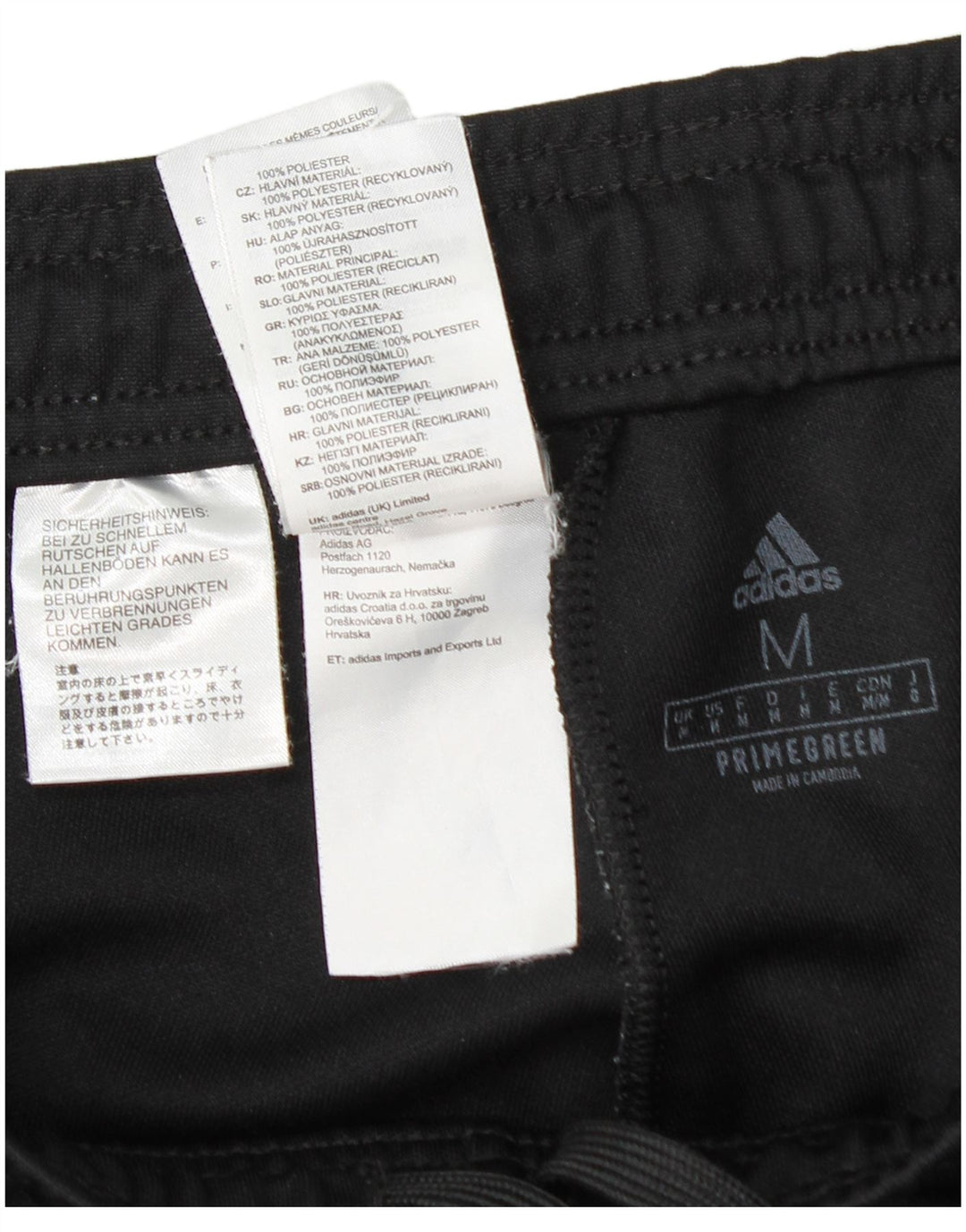 Ανδρικό παντελόνι αθλητικής φόρμας Adidas Aeroready Μεσαίο μαύρο πολυεστέρα
