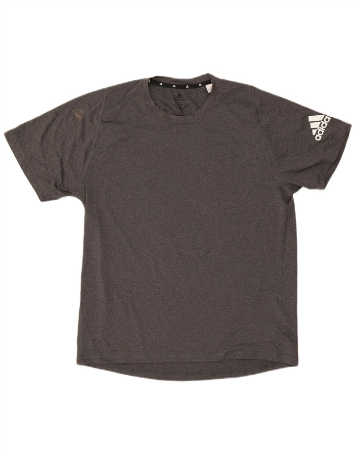 Adidas Ανδρικό T-Shirt Aeroready Top Large Grey Polyester