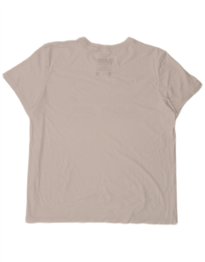 Ανδρικό γραφικό T-Shirt G-Star Top XL Λευκό