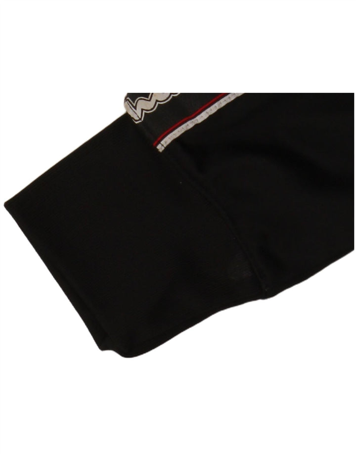 Champion Γυναικεία αθλητική φόρμα γραφικών Top Jacket UK 10 Small Black Polyester