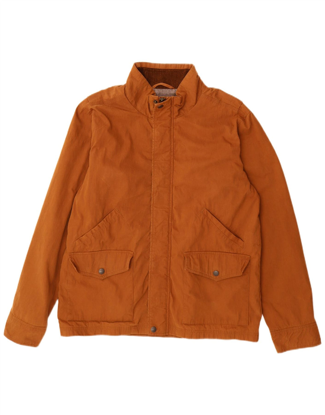 FAT FACE Ανδρικό Bomber Jacket UK 40 Large Brown Βαμβακερό