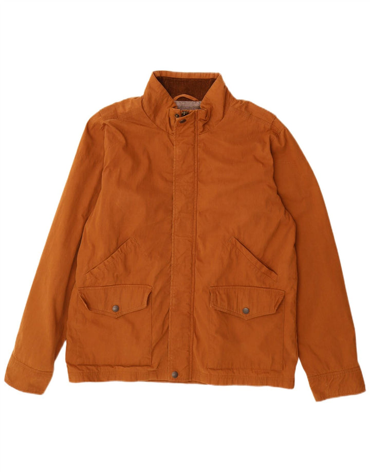 FAT FACE Ανδρικό Bomber Jacket UK 40 Large Brown Βαμβακερό