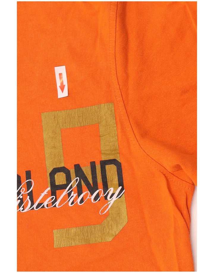 Ανδρικό γραφικό T-shirt Nike Top UK 39/41 Medium Orange