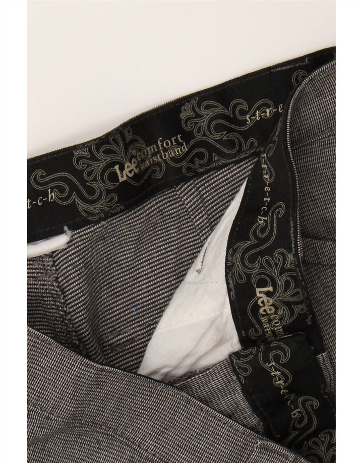 LEE Womens Straight Casual Trousers W32 L29 Grey Vintage Lee and Second-Hand Lee from Messina Hembry 