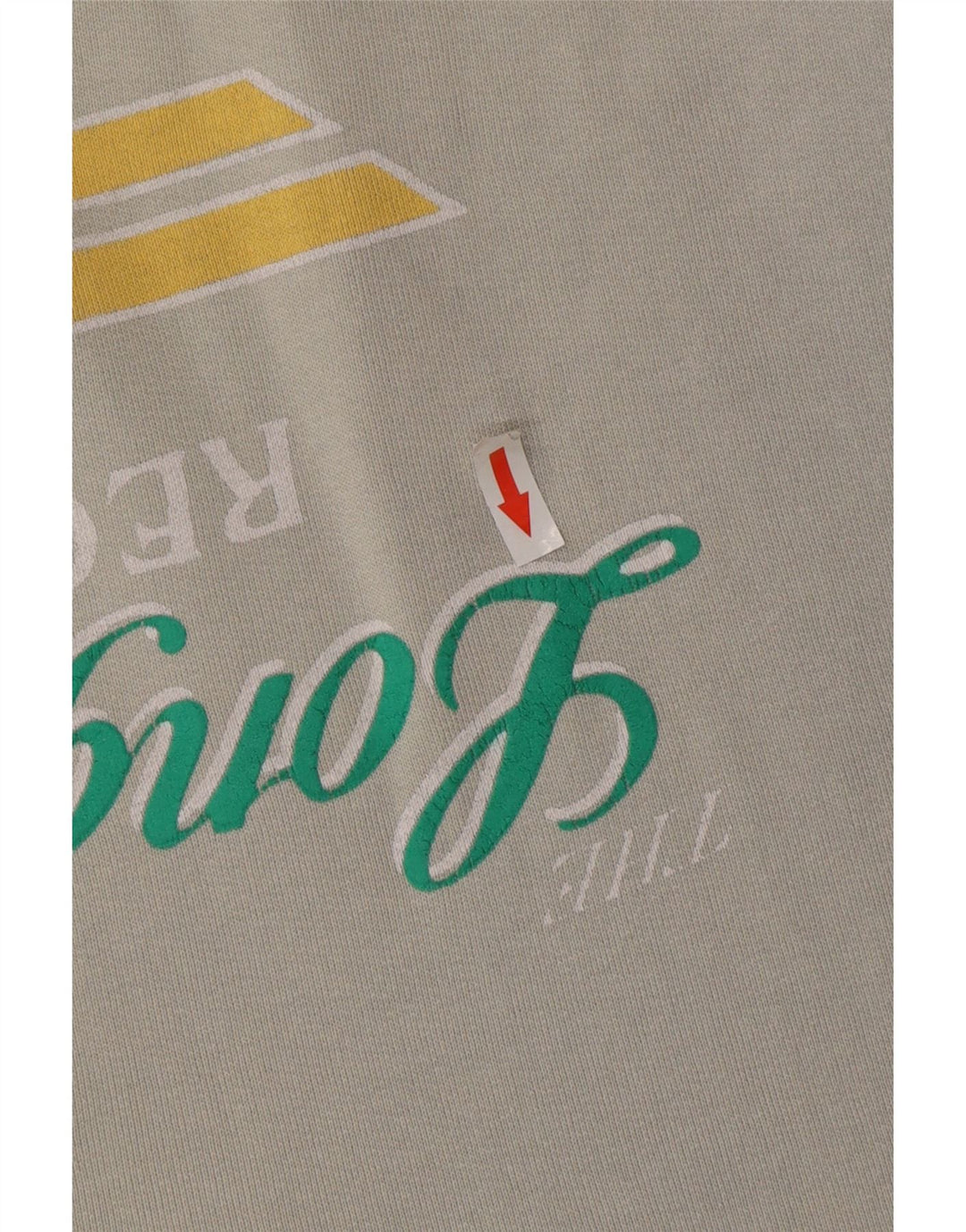 RIFLE Ανδρικό γραφικό φούτερ Jumper μεγάλο γκρι βαμβακερό