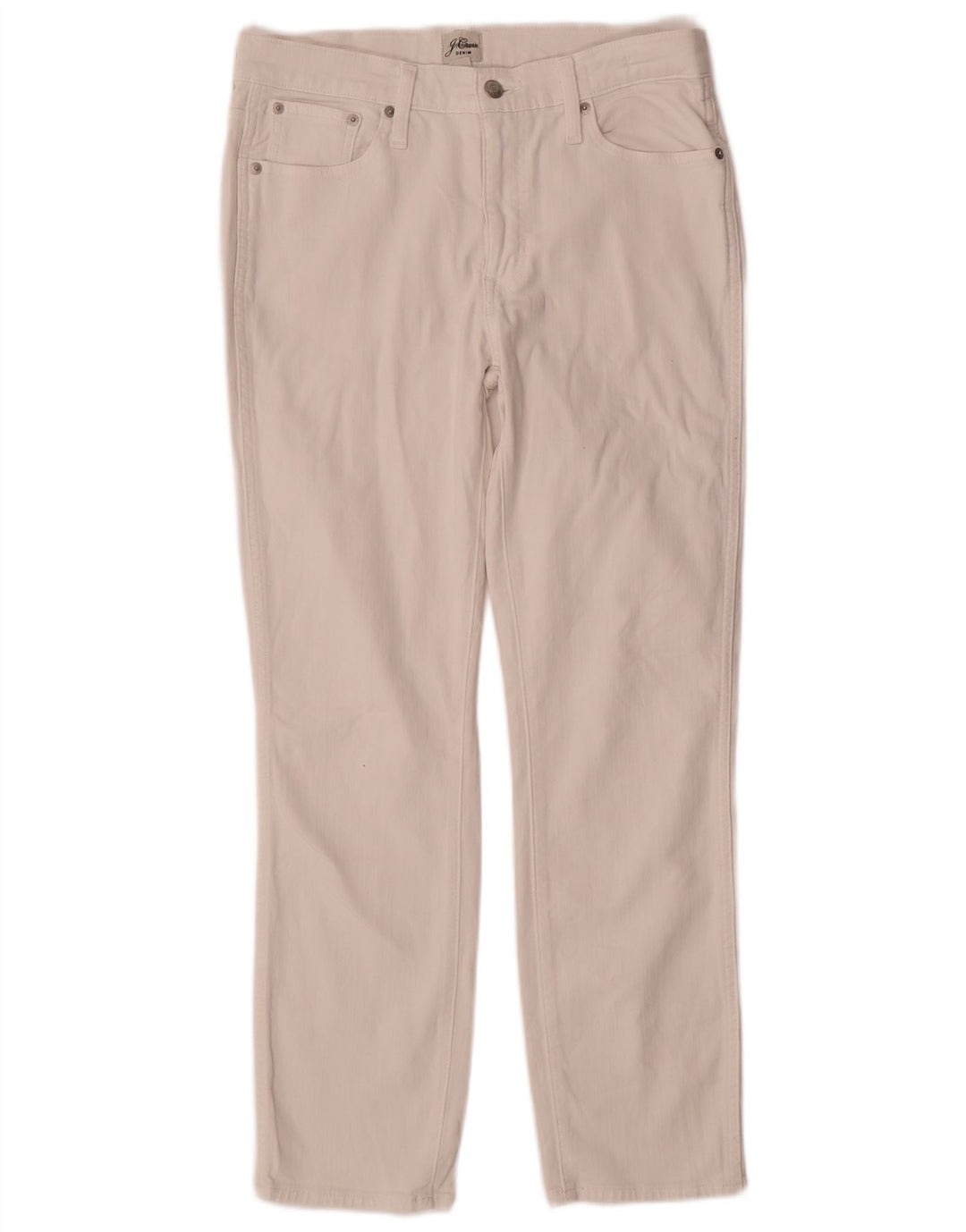 J. Crew Γυναικείο ίσιο casual παντελόνι W29 L28 Λευκό