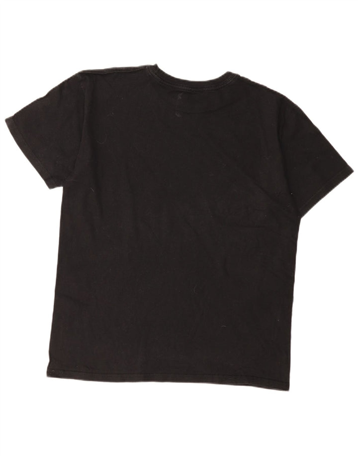Ανδρικό γραφικό T-Shirt Vans Top Μεσαίο μαύρο βαμβακερό