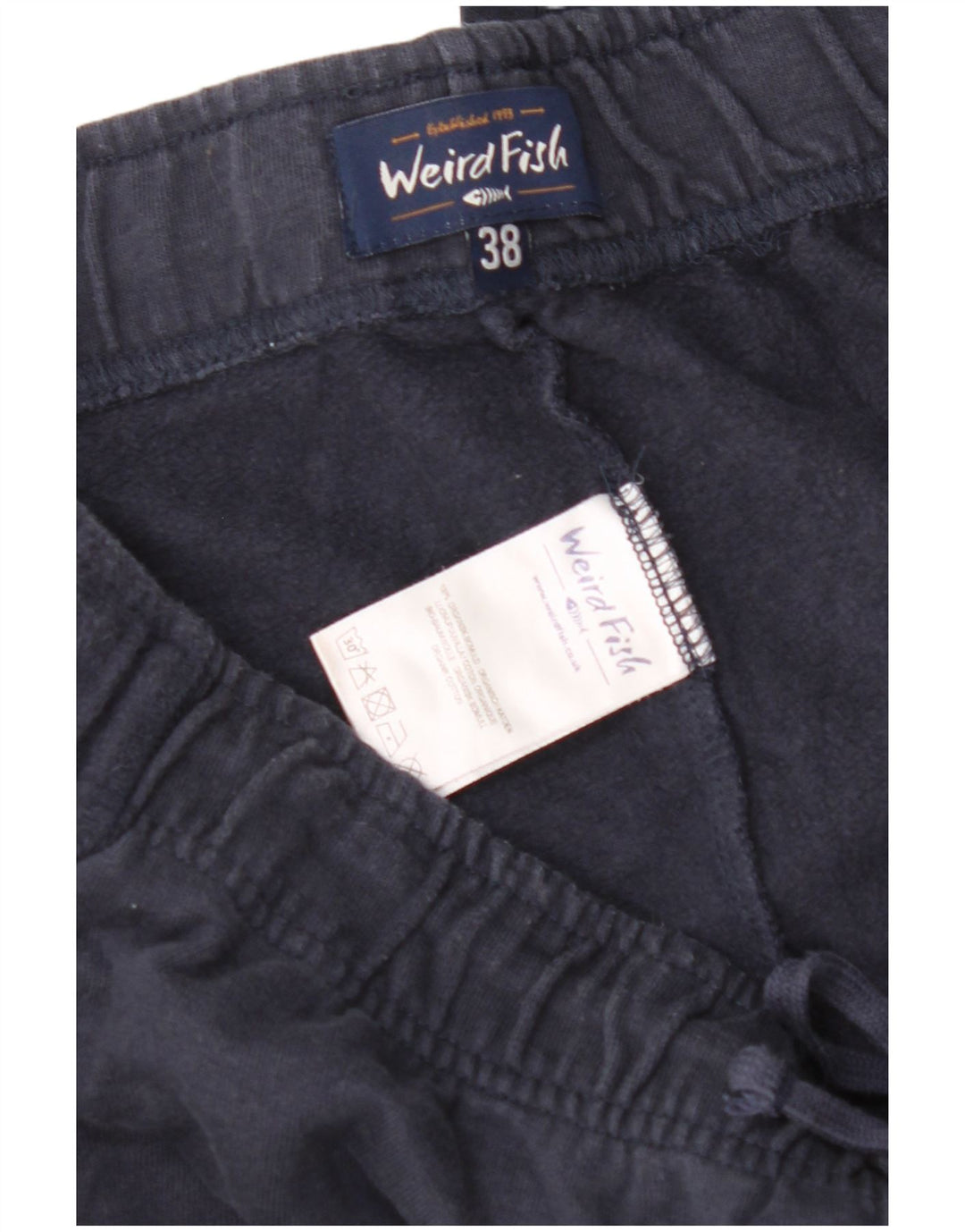 WEIRD FISH Ανδρική αθλητική φόρμα παντελόνι Joggers XL Navy Blue Cotton