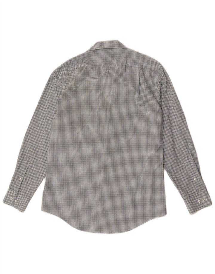 Ανδρικό πουκάμισο Tommy Hilfiger Size 15 1/2 Medium Blue Check Cotton