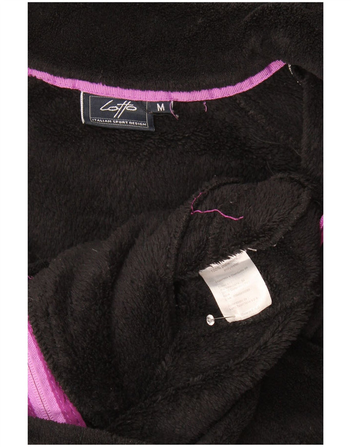 Lotto Γυναικείο Fleece Jacket UK 12 Medium Black Polyester