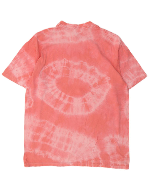 Ανδρικό T-Shirt Dickies Top Large Pink Tie Dye Cotton