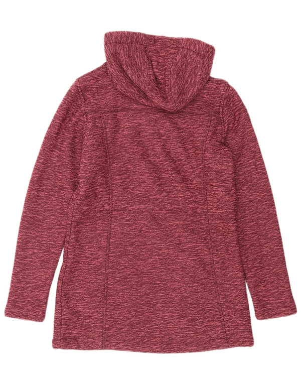 Mountain Warehouse Γυναικείο πουλόβερ με φερμουάρ UK 8 Small Burgundy Flecked