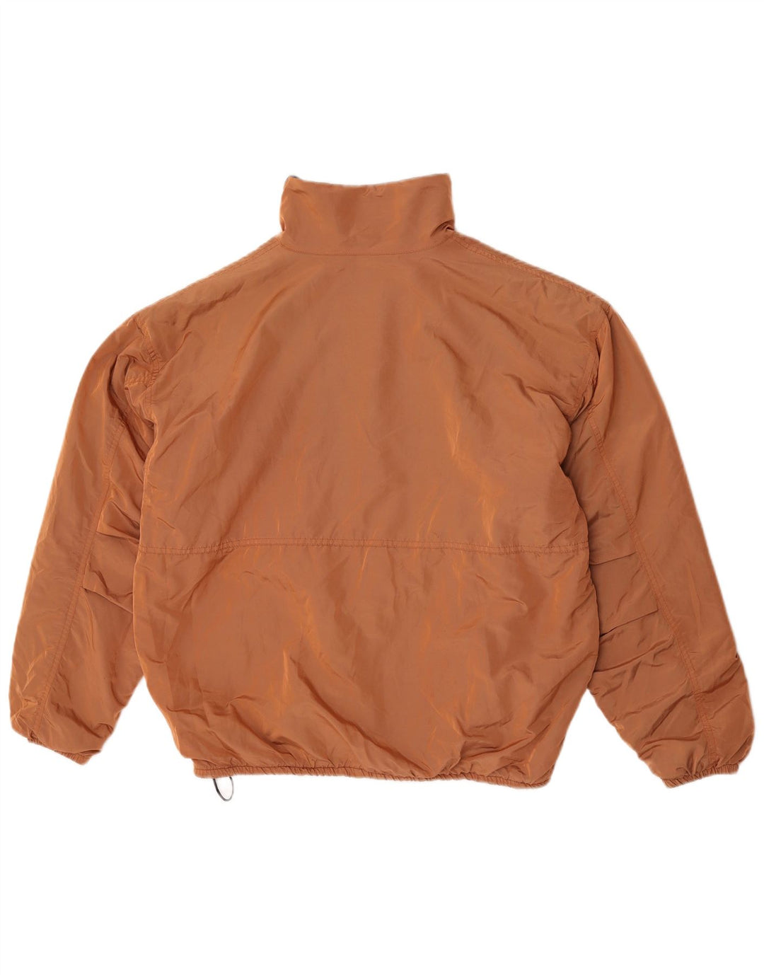 Vintage Ανδρικό Oversized Fleece Reversible Jacket Μικρό καφέ πολυαμίδιο