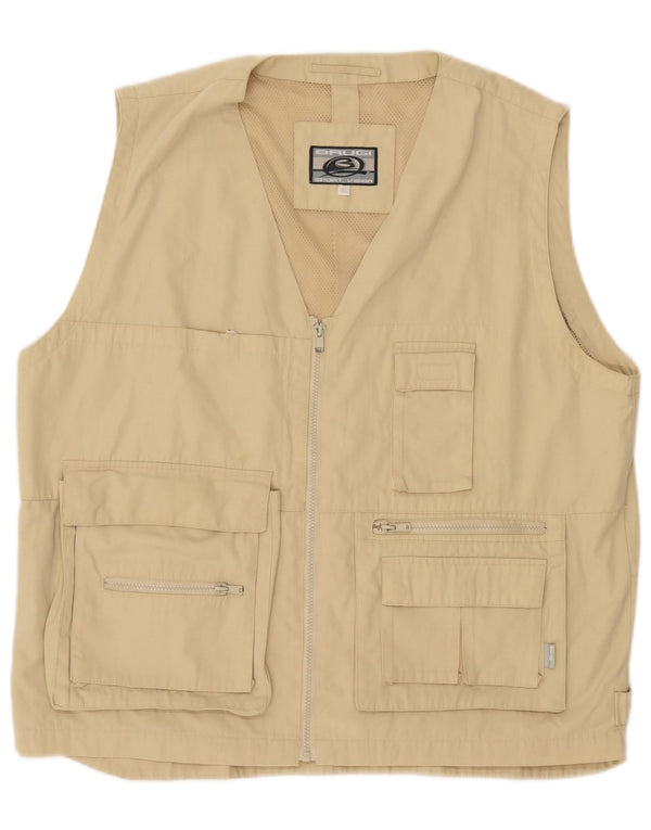 Brugi Mens Utility Gilet UK 42 XL Beige