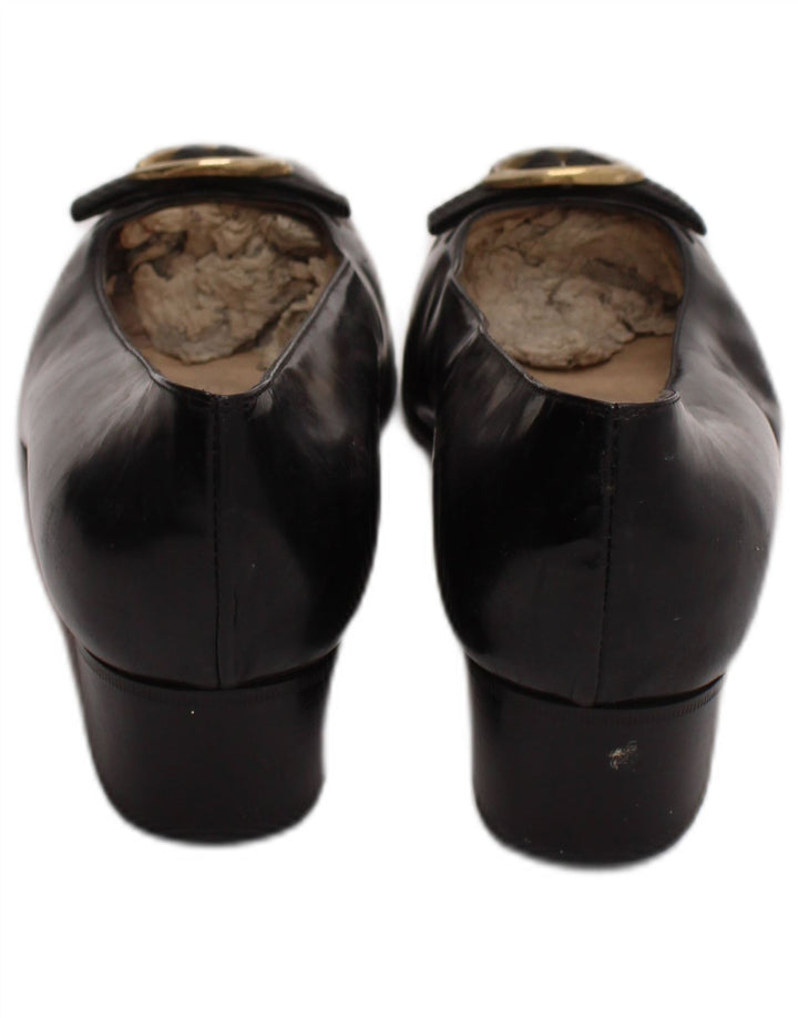Valle Verde Womens Ballet Flat UK Size 6 Μαύρο δέρμα