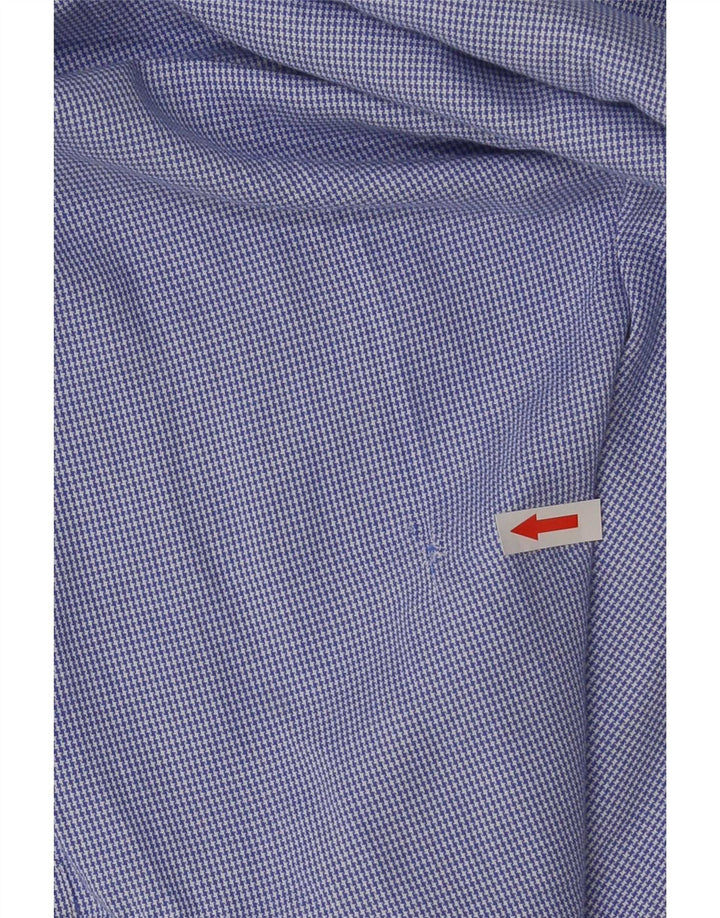 Ανδρικό πουκάμισο Massimo Dutti, μέγεθος 40 Medium Blue Houndstooth