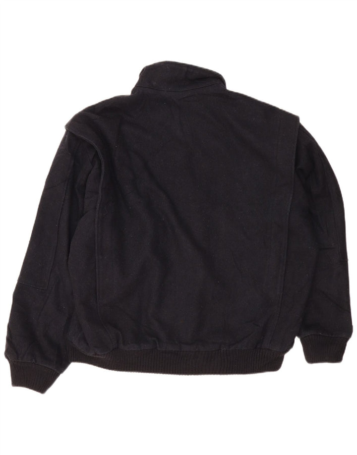 Ανδρικό μπουφάν Carrera Bomber UK 40 Large Navy Blue Wool