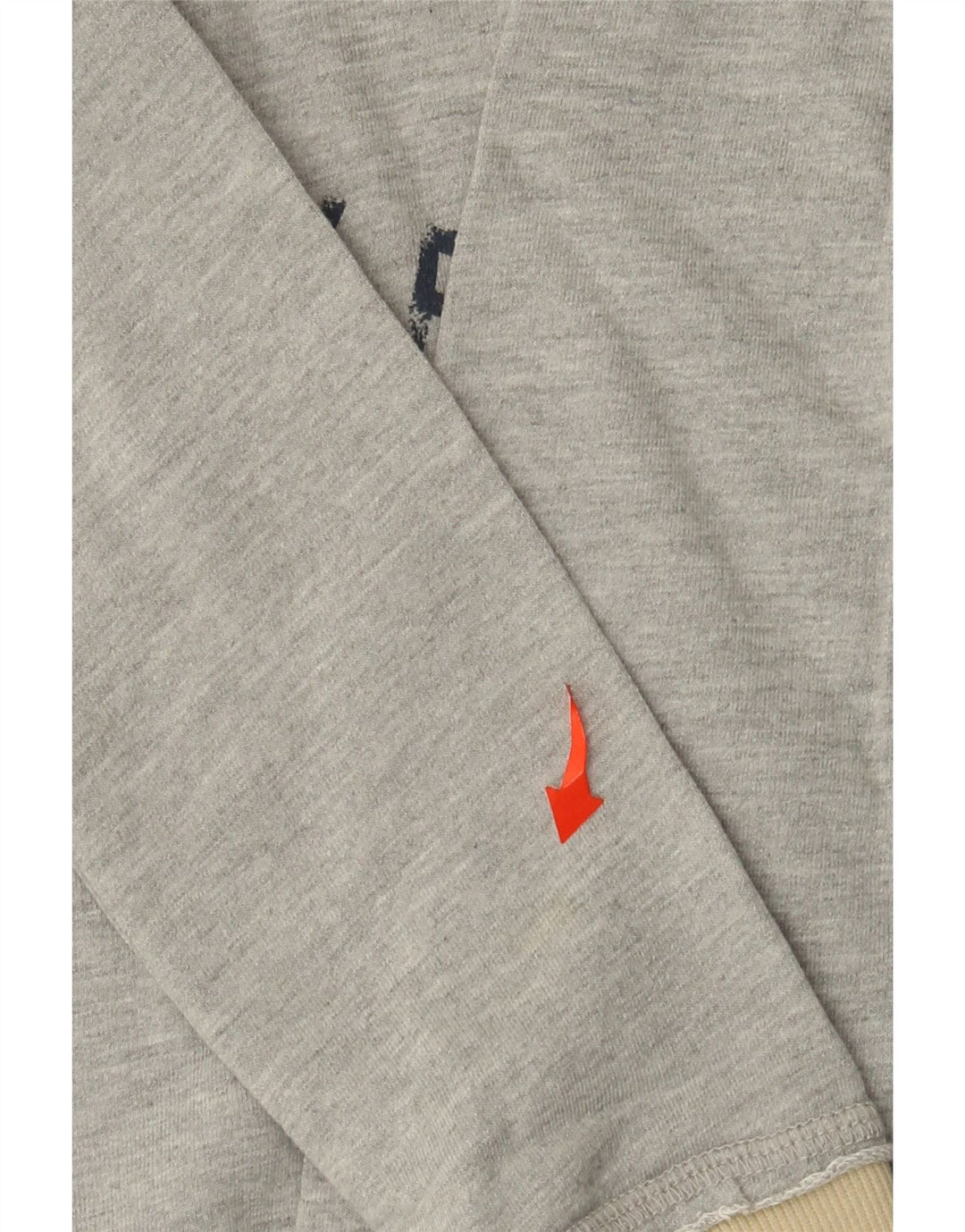 TRUSSARDI Γραφικό φούτερ για κορίτσια πουκάμισο 9-10 ετών μεγάλο γκρι βαμβακερό