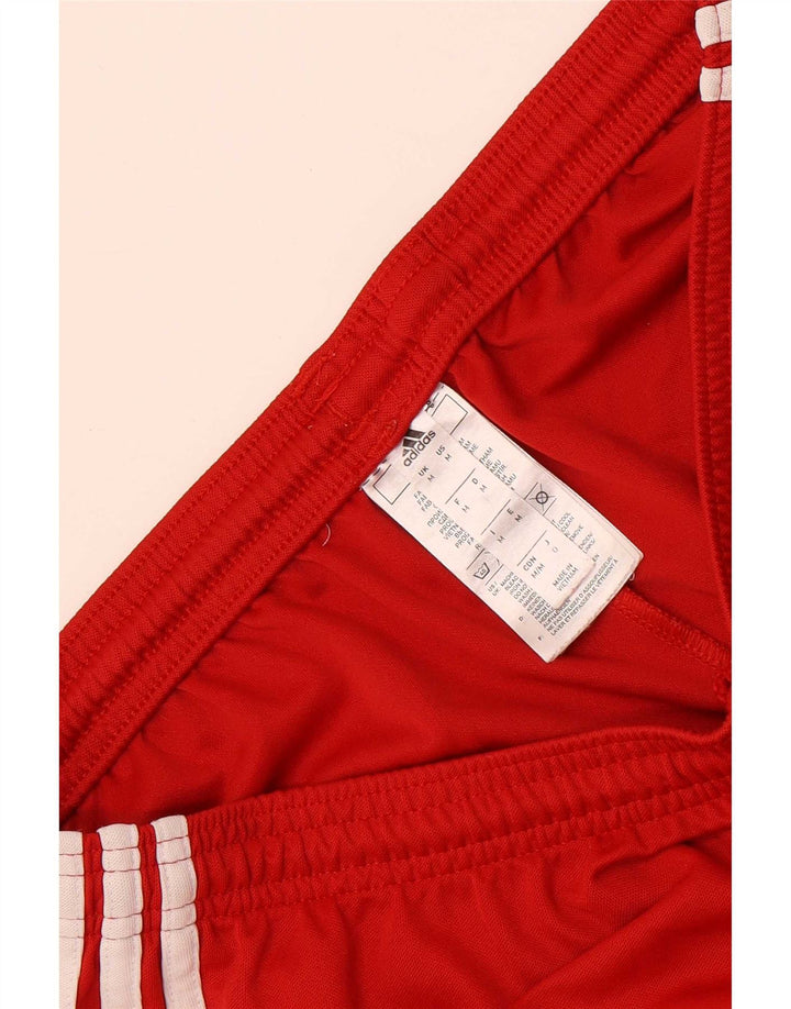 Ανδρικά γραφικά κανονικά αθλητικά σορτς Adidas Μεσαίο κόκκινο πολυεστέρα αθλητικά