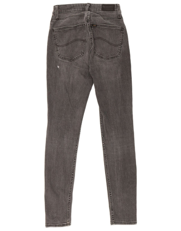 Lee Womens Ivy Skinny Jeans W26 L31 Γκρι βαμβακερό
