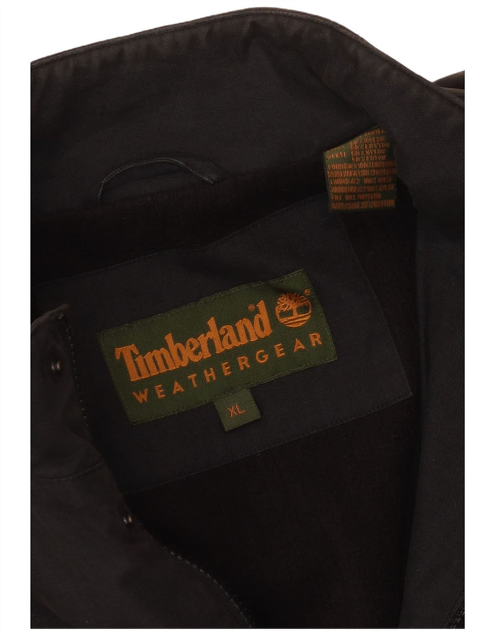 Ανδρικό μπουφάν Timberland Windbreaker UK 42 XL Μαύρο νάιλον
