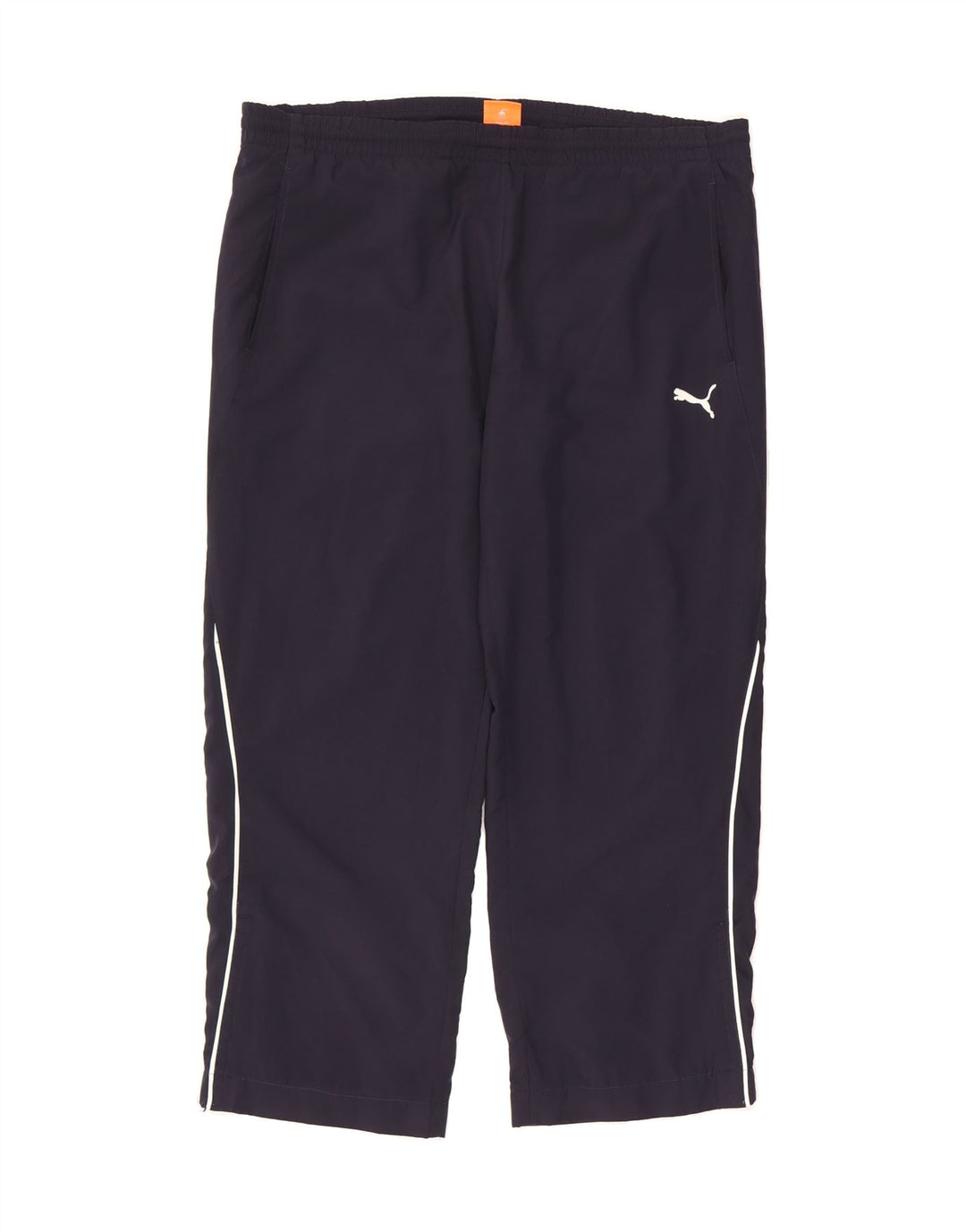 PUMA Womens Tracksuit Trousers UK 14 Medium  Navy Blue Polyester Vintage Puma and Second-Hand Puma from Messina Hembry 