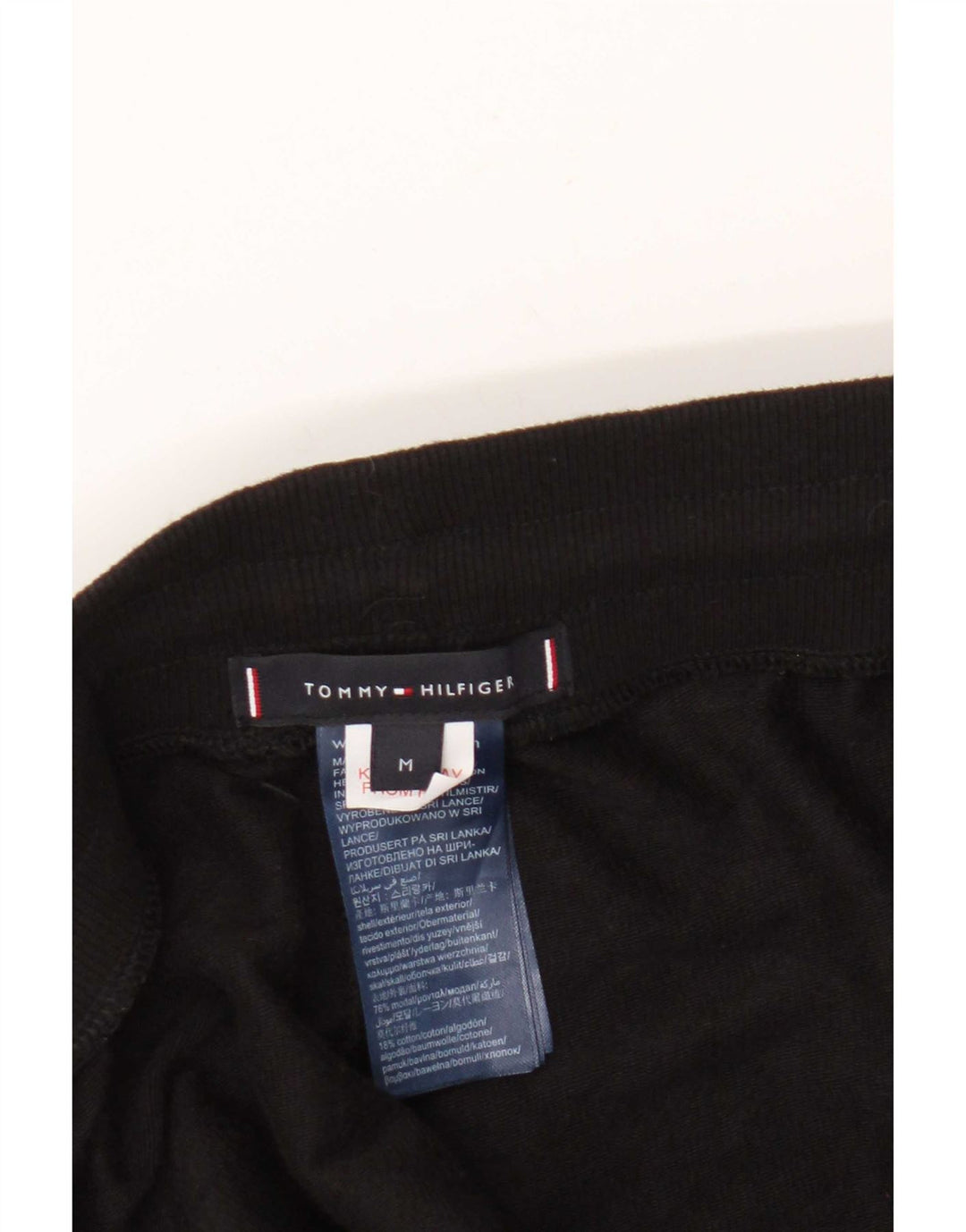 Ανδρική φόρμα Tommy Hilfiger Παντελόνι Joggers Medium Black Colourblock