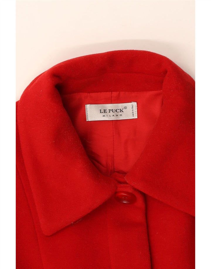 LE PUCK Γυναικείο Πανωφόρι UK 10 Small Red
